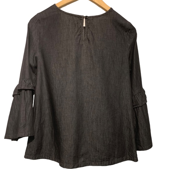 GAP Charcoal Denim Top - Picture 5 of 9